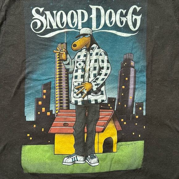 Snoop Dogg West Coast Rap T-Shirt Tha Dogg Collection JOE COOL sz Small - Picture 1 of 7